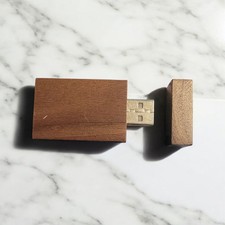 Wood Enclosed USB 3.0 Flash Drive Memory Stick Thumb 14Gb W Cap picture
