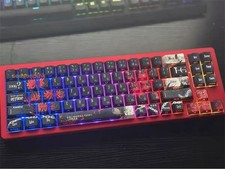 Tokyo Ghoul Kaneki Ken Keyboards Keycap Side Engraved PBT For Cherry MX 129 Keys picture