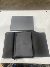 Black Samsonite Bi-Fold Writing Note Pad Perry Leather Junior Padfolio picture