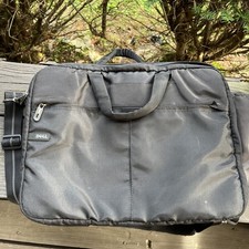 Dell Black Ballistic Nylon Laptop Messenger Bag Briefcase Padded Travel Case picture