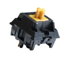 Hand Lubed/Filmed Gazzew U4T  Black Tactile Switches For Mechanical Keyboards picture