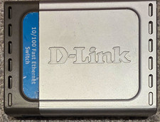 D-Link DSS-5+ 5-Port 10/100 Fast Ethernet Unmanaged Layer 2 Switch No Power Cord picture
