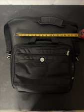 Dell Black Nylon Shoulder/Messenger Laptop Bag 15 in Padded w/ Partitions picture