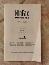 Winfax Ultra Lite - User's Guide picture