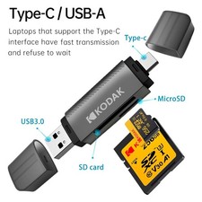 USB 3.0 USB-C SD Micro SD TF Card Reader Adapter C210 picture