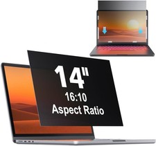 Removable Anti Glare Blue Light Privacy Screen Protector for 14 Inch Laptops 16: picture