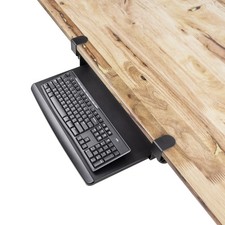 EHO Prime Desk Clamp Keyboard Tray, Under Desk Sliding Retractable Drawer, Er... picture