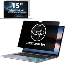 Matte 360° Privacy Screen for 15