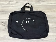 Rare Vintage 1989 Worldwide Developers Conference Apple Black Laptop Bag WWDC picture