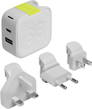 INFINITY LAB InstantCharger 65W 2 USB, Powerful USB-C & USB-A Gan PD Charger NEW picture