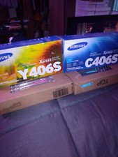 Genuine Samsung 406S Toner Cartridge all 4 CLP-36x/CLX-330x cyan yellow magneta picture