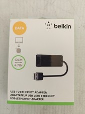 Belkin 4.7in USB To Ethernet Adapter NEW up to 100 Mbps picture