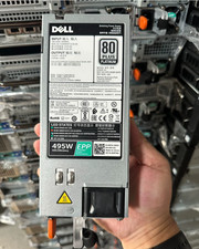 Used Dell R530 R730 R540 R840 T640 495W 80+ Platinum Psu GRTNK 0GRTNK D495E-S1 picture