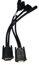 DMS-59 Dual VGA X2 Adapter Cable 12 inch Splitters AMD Nvidia Video Cards  picture