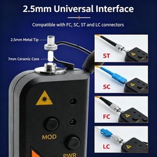 30mW Red Light Visual Fault Locator for Fiber Testing with Dual Operation Modes picture