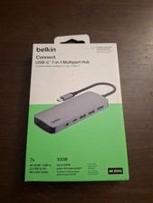 Belkin Connect 100W 7-in-1 USB-C Multi-Port Hub V2, Silver picture