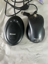 Vintage Microsoft Wireless Optical Mouse 2.0 & Desktop Receiver 2.0A Bundle picture