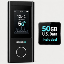 NomadsFi PocketFi 5G Mobile Hotspot for Travel Global (PowerBy GlocalMe) picture