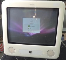 Apple Emac A1002 All-in-One Desktop Computer Vintage 2004 Tested Power On picture
