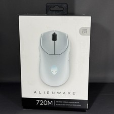 New Alienware AW720M Tri-Mode Wireless Gaming Mouse White Silver picture