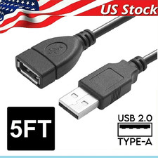 High-Speed USB to USB Extension Cable USB 2.0 Adapter Extender Cord Male/Female picture