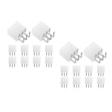 Reusable 6 Pin Pcie Connector White Plastic Alloy Durable GPU Power Socket picture