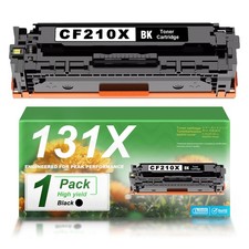 1-Pack 131X CF210X Black Toner with Chip for LaserJet Pro Printer M251n M276n  picture