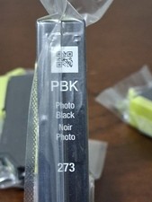 EPSON 273 PBK Photo Black INK CARTRIDGES NEW & SEALED 4 Pack Four picture