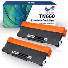 2PK TN-630 TN660 Toner Cartridges Replacement For Brother MFC-L2700DW HL-L2300D picture