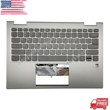 New For Lenovo Yoga 730-13IKB Palmrest Keyboard w/Backlit Silver 5CB0Q95936 US picture