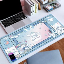 Kuromi My Melody Mouse Pad Cute PC Desk Mat Cinnamoroll Table Pad L/XL Anime picture