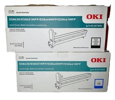 2x Genuine Imaging Drum OKI ES8430 ES8451 ES8460 ES8461 / 01247404 01247403 DRUM picture