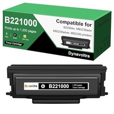B221000 Black Toner Cartridge with Chip for Lexmark B2236DW Printers 1,200 Pages picture