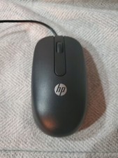 Hp Mouse  672662-001. USB Wired OPTICAL  Mouse . BLACK . Tested / Works New picture