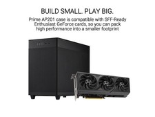 ASUS AP201 Type-C Airflow-focused Micro-ATX,Mini-ITX Computer Case, Support picture