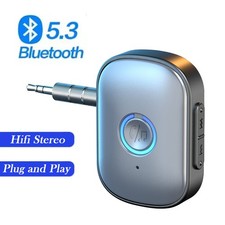 1x Bluetooth 5.3 Receiver 3.5mm AUX Car Adapter Wireless Audio Receiver for Home picture