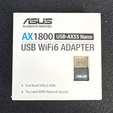 ASUS USB-AX55 Nano AX1800 WiFi 6 Dual-Band WPA3 USB 2.0 Adapter picture