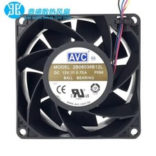 AVC 2B08038B12L 8038 DC12V 0.70A 8CM 4-Wire PWM Violent Cooling Fan picture