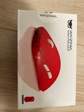 Waizowl OGM Cloud Red Gaming Mouse Wireless Used Tested picture