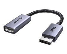UGREEN 8K@60Hz Active DisplayPort to HDMI Unidirectional 0.66ft, Grey picture