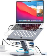 6-in-1 USB C Laptop Docking Station Stand, 4K@60Hz HDMI, 100W PD, 5Gbps USB 3... picture