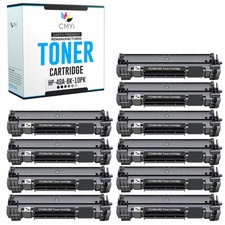 10PK CMYi Replacement 48A Combo Pack Toner Cartridges for HP LaserJet Pro M15a picture