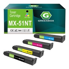 MX51NT MX-51NT Toner Cartridge for MX 4110N 1 Black 1 Cyan 1 Yellow 1 Magenta picture