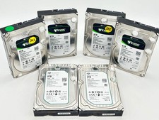 Lot of 6 Seagate Exos 7E8 8TB 3.5-inch 7200RPM Enterprise Hard Drives HDD Used picture