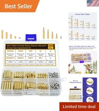 Precision M2.5 Standoffs, Screws & Nuts Kit - 280 Brass Pieces for Electronics picture