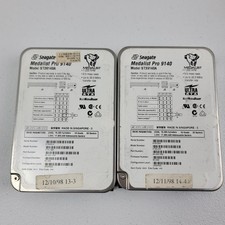 Lot of 2 Seagate Medalist Pro 9 1.4GB IDE 3.5” Internal Hard Drives ST314810A picture