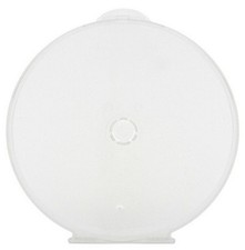 25-Pak Round-shaped CD/DVD CLAMSHELLS with Small Tail & Side Lock picture