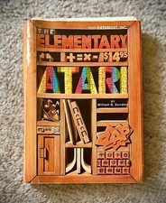 Atari Retro Computer Book The Elementary William B Sanders Vintage 1983 Datamost picture