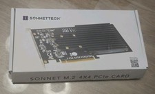 NEW Sonnet M.2 4x4 Silent PCIe Card for NVMe SSDs Four M.2 Slots FUS-SSD-4X4-E3S picture