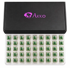Akko Green Mechanical Keyboard Switches Set in Box Case, Universal Compatible picture